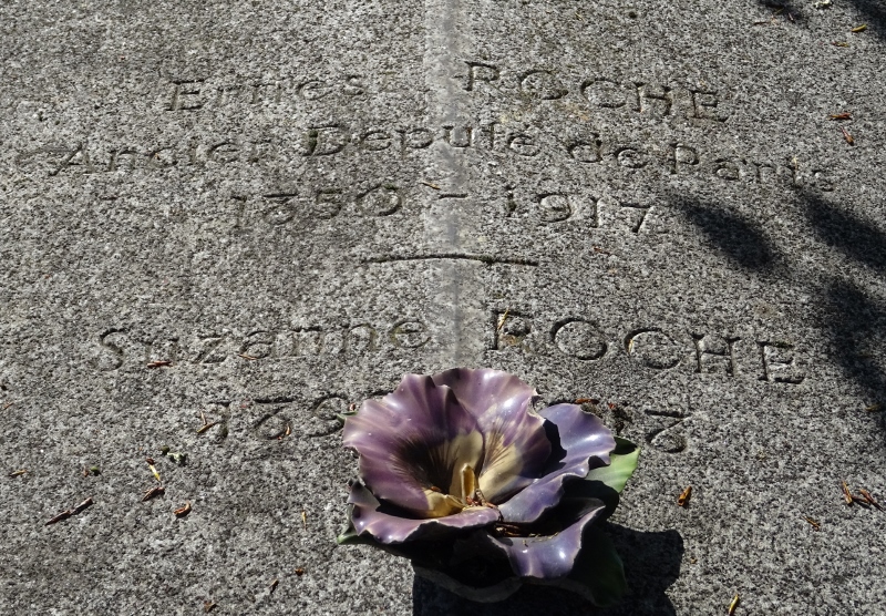 Cimetière du Père Lachaise APPL ROCHE Ernest 1850 1917