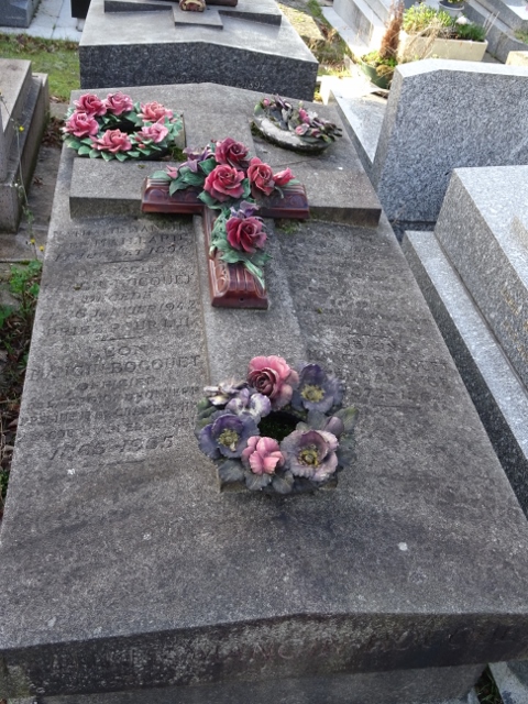 Cimetière du Père Lachaise APPL MANGIN BOCQUET Edouard dit MANGIN